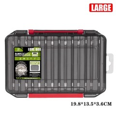Fishing Bait Storage Box PC Case Lure Box Double-Layer Fishing Tackle Organizer