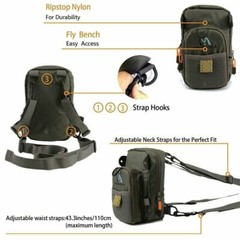 V-comp Fly Fishing Chest Bag Lightweight Chest Pack Outdoor Sports Pack