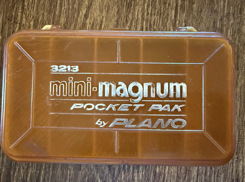 Plano Pocket Pak Mini Magnum 3213 Fishing Tackle Box Double Sided