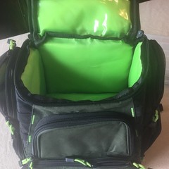 Sea Knight Fishing Back Pack Plastic Cases Lots Of Storage.
