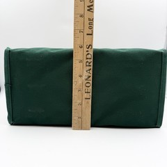 Narrow River Fishing Softsider Tackle Bag Green Tan Canvas w/ 3 Storage Boxes