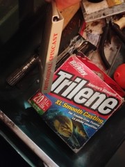 Vintage Walton Grip Loc tackle box Fishing lures and Lots Of Miscellaneous