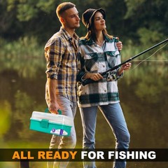 Complete Fishing Gear: 321Pcs Tackle Box and Lures Set, Perfect Gift for Anglers