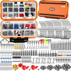 Versatile 343-Piece Fishing Accessories Kit – Anti-Corrosion Tackle Box Included