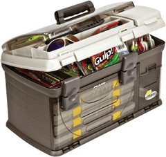 Durable Tackle Box with DuraView Access and Removable Bait Racks – Fish in Style
