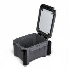 Plano GoNow Freshwater Fish Kit, Waterproof Field Box with Rod Holders, Charcoal