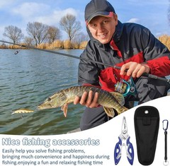 Complete Fishing Kit: 200 Split Rings & 100 Treble Hooks with Durable Tools