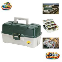 Lightweight Dual Access Tackle Storage – 3 Trays with Customizable Compartments