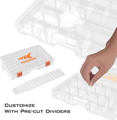 Removable Dividers Storage Box – Fishing Tackle Organizer