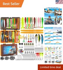 Comprehensive 137-Piece Fishing Bait Gear Box – Ideal for Freshwater Anglers