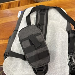 22L Wading Fishing Tackle Sling Bag, Holds 3x 3700 Boxes, Grey