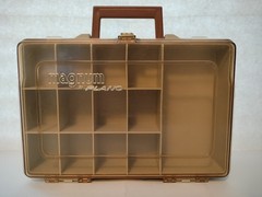Vintage Plano Magnum Double-Sided Tackle Box – Portable Organizer 12″ x 8″