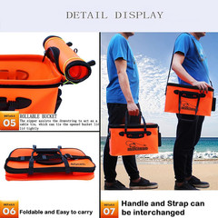 Foldable Fishing Bucket – Multi-Functional EVA Bag for Outdoor, Live Fish Lures