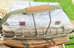 Plano Guide Series Fishing Tackle Bag A Removable Utility Box Tan Brown Green
