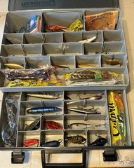 Flambeau Strike Force Tackle Box w/Slide Out Draw & Bass Baits