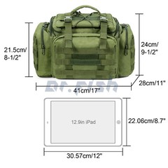 Large Fishing Tackle Bag 5 Tackle Boxes with 60 Fishing Lures Padded Shoulder
