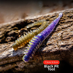 Paddle Tail Swimbait with Rectangular Propeller Tail for Freshwater For Fishing