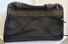 Ugly Stik Shakespeare Duffle Bag With Strap approx. 15 x 11 x 9 Black Brown