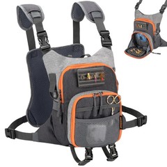 Fly Fishing Chest Pack Work Station Lightweight Tackle Bag QuickRelease