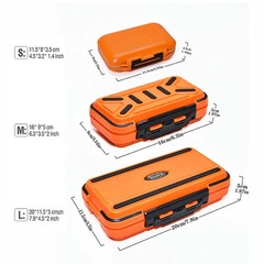 Fishing Tackle Box Lure Waterproof Compartments 2 Layer Hook Storage Case Hook