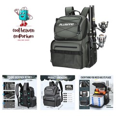 Ultimate Fishing Backpack with Cooler – Spacious, Durable & Ergonomic Design