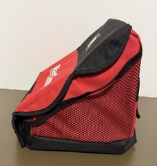 MarCum Technologies Carrying Bag Red Black Pockets Feet Approx 10” Triangle