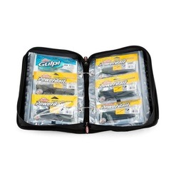 Soft Bait Binder 1490 Tackle Organizer Holds 42 Bags Waterproof Carry Case New