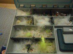 Woodstream tackle box loaded with game fish lures, hooks, worms tools jigs *216