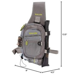 Allen Cedar Creek Fly Fishing Sling Pack Waterproof Workstation Chest Bag
