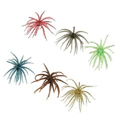 Sea Urchin Soft Bait 4pcs Floating 6.5CM 9CM TPE for Saltwater Fishing
