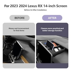 for 2026 2025 Lexus RX350 RX350H RX450H RX500H 2023-2026 Lexus RX Dash Tray