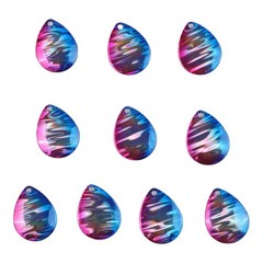 Copper Fishing Spinner Blades 10pcs Kit UV Modified Colorful for Lure DIY