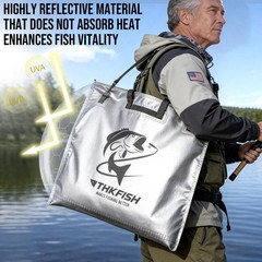 THKFISH Fish Tournament Weigh In Bag Bass Fishing Leakproof Zipper Thkfish Fish