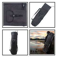 Fishing Rod Bag Holder Fishing Rod Carrier Fishing Pole Travel Case Black