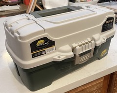 Plano 6201 One-Tray Tackle Box, Bait Storage, Extending Cantilever-tray Design