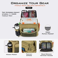Fishing Tackle Bags – Saltwater & Freshwater Fishing Bags Medium Khaki–Medium