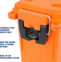 12680 Marine Storage Box, Dry Box , Water Resistant Container for Boat and Do…