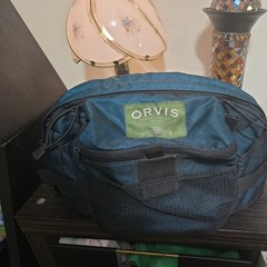 Orvis Fly Fishing Waist Pack Hip Pack Fanny Pack Teal Green Vintage EUC