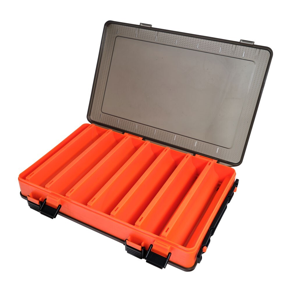 HTO Double Sided Lure Box | 275*187*43mm | 14 Compartment | Orange – HTB12O
