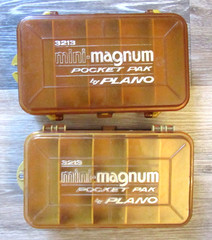 2 PLANO Mini Magnum 3213 Double Sided 13 Compartment Tackle Boxes