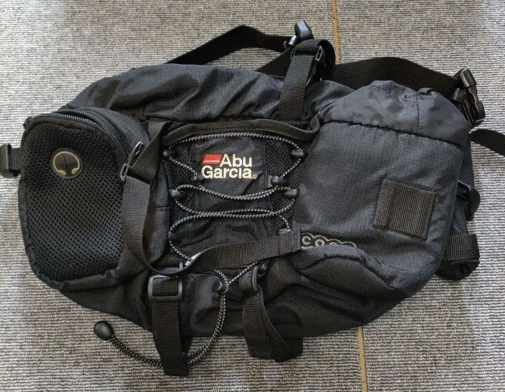 Abu Garcia Fishing Bag Black Rare Fishing Model Limited Edition Accessory Equipm