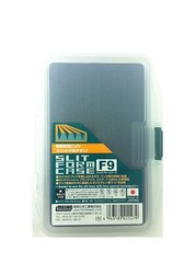 Meiho Tackle Box Slit Form Case F-9 146 x 103 x 23 mm Clear (1479)