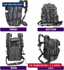 Lightweight Fishing Tackle Backpack Professional Water-Resistant All-in-One Rod