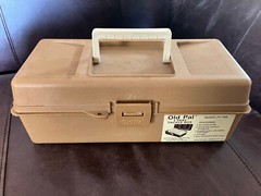 Vintage Old Pal 1 Tray Tackle Box Model PF 1035