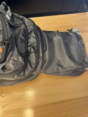 Okeechobee Fats Fishing Backpack Tackle Storage Bag Gray Black Multi Pocket