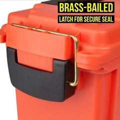 Plano Synergy Marine Emergency Box Water Resistant O-Ring Sealed Orange