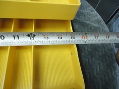 VINTAGE FENWICK IV LARGE 34 COMPARTMENT TACKLE BOX BROWN ( rare ) #