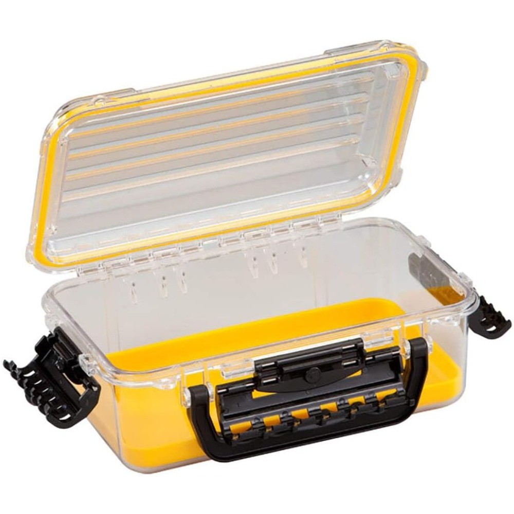 Medium Waterproof Dry Storage Box 11×7×4 Inch with Wrist Strap, Clear Waterproof