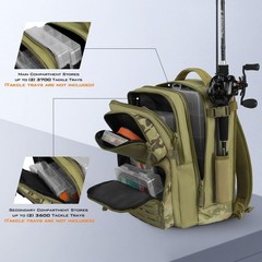 Lightweight Tactical Sling Fishing Backpack – Versatile Storage Bag for Gear & E