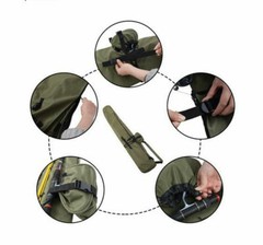 Large Fishing Rod Bag Backpack Shoulder Carry Tackle Pole Tube Storage Reel Case